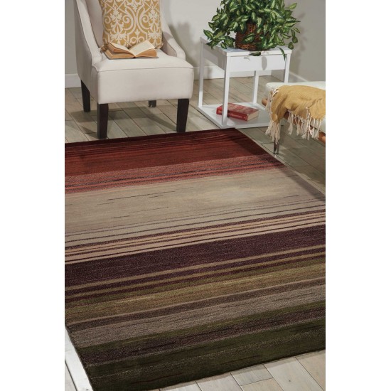 Nourison Contour CON15 Area Rug, Forest, 7'3" x 9'3"