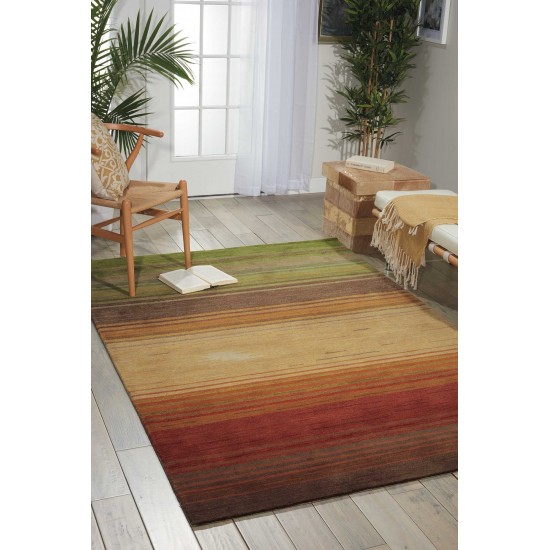 Nourison Contour CON15 Area Rug, Harvest, 3'6" x 5'6"