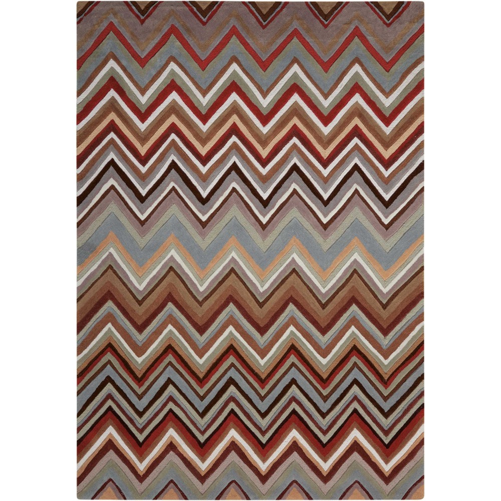 Nourison Contour CON23 Area Rug, Multicolor, 5' x 7'6"