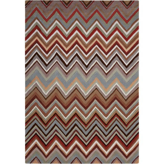 Nourison Contour CON23 Area Rug, Multicolor, 7'3" x 9'3"