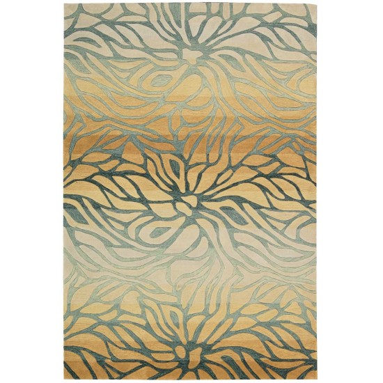 Nourison Contour CON25 Area Rug, Breeze, 3'6" x 5'6"