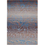 Nourison Contour CON25 Area Rug, Ocean/Sand, 5' x 7'6"