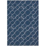 Nourison Contour CON41 Area Rug, Denim, 3'6" x 5'6"