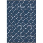 Nourison Contour CON41 Area Rug, Denim, 7'3" x 9'3"