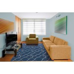 Nourison Contour CON41 Area Rug, Denim, 7'3" x 9'3"