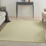 Nourison Courtyard COU01 Area Rug, Ivory/Green, 5' x 7'