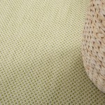 Nourison Courtyard COU01 Area Rug, Ivory/Green, 5' x 7'