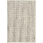 Nourison Courtyard COU01 Area Rug, Ivory/Silver, 2' x 3'