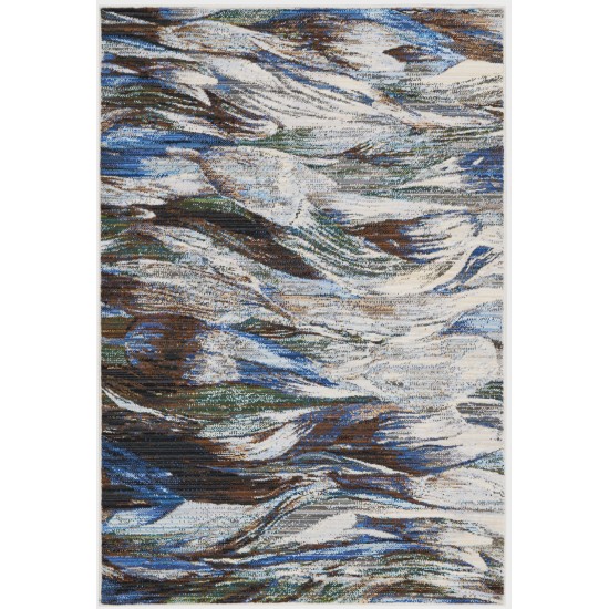 Nourison Chroma CRM01 Area Rug, Aegean, 4' x 6'