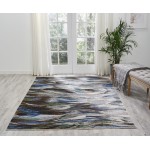 Nourison Chroma CRM01 Area Rug, Aegean, 5'6" x 8'