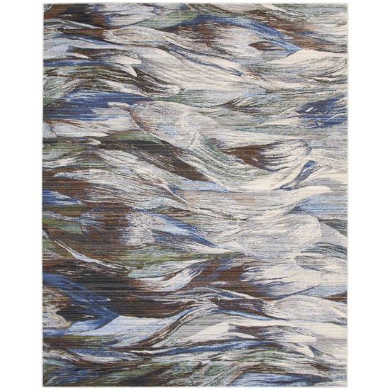 Nourison Chroma CRM01 Area Rug, Aegean, 7'9" x 9'9"