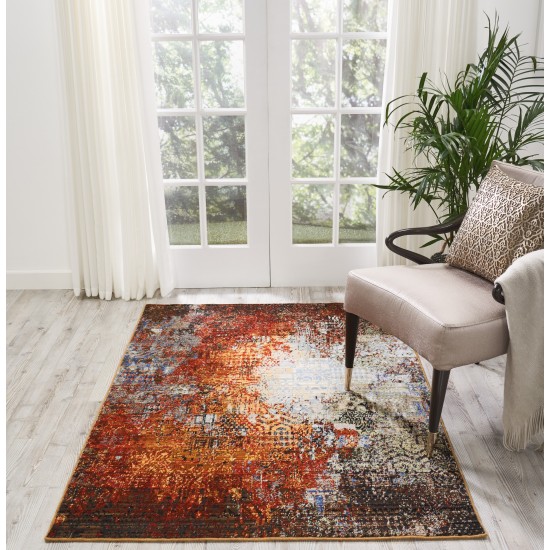 Nourison Chroma CRM03 Area Rug, Ember Glow, 4' x 6'