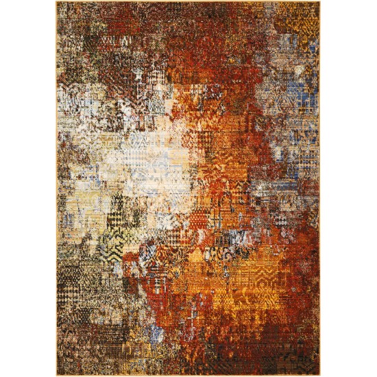 Nourison Chroma CRM03 Area Rug, Ember Glow, 5'6" x 8'