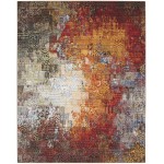 Nourison Chroma CRM03 Area Rug, Ember Glow, 7'9" x 9'9"