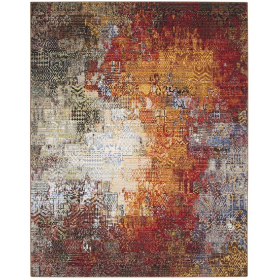 Nourison Chroma CRM03 Area Rug, Ember Glow, 7'9" x 9'9"