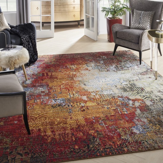 Nourison Chroma CRM03 Area Rug, Ember Glow, 7'9" x 9'9"