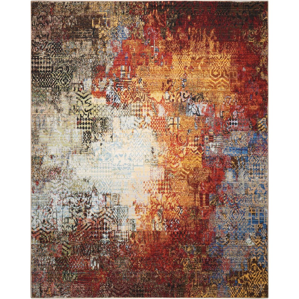 Nourison Chroma CRM03 Area Rug, Ember Glow, 8'6" x 11'6" Nourison Chroma CRM03 Area Rug, Ember Glow, 8'6" x 11'6"