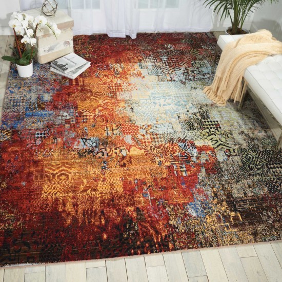 Nourison Chroma CRM03 Area Rug, Ember Glow, 8'6" x 11'6"