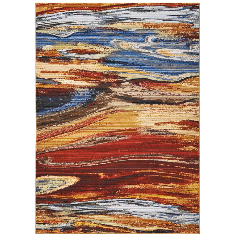 Nourison Chroma CRM04 Area Rug, Lava Flow, 5'6" x 8' Nourison Chroma CRM04 Area Rug, Lava Flow, 5'6" x 8'