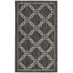 Nourison Country Side CTR02 Area Rug, Charcoal, 2'2" x 3'9"