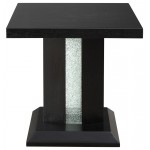 ACME Bernice End Table, Black & LED