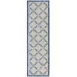 Nourison Country Side CTR02 Runner Rug, Ivory/Blue, 2'2" x 7'6"