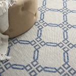 Nourison Country Side CTR02 Area Rug, Ivory/Blue, 7' x 10'