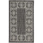 Nourison Country Side CTR03 Area Rug, Charcoal, 2'2" x 3'9"