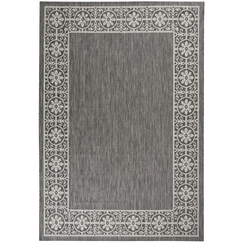 Nourison Country Side CTR03 Area Rug, Charcoal, 7' x 10'