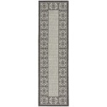 Nourison Country Side CTR03 Runner Rug, Ivory/Charcoal, 2'2" x 7'6"