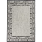 Nourison Country Side CTR03 Area Rug, Ivory/Charcoal, 6' x 9'