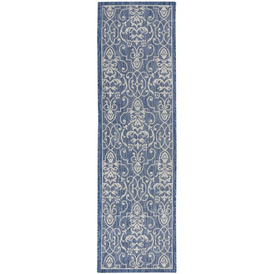 Nourison Country Side CTR04 Runner Rug, Denim, 2'2" x 7'6"