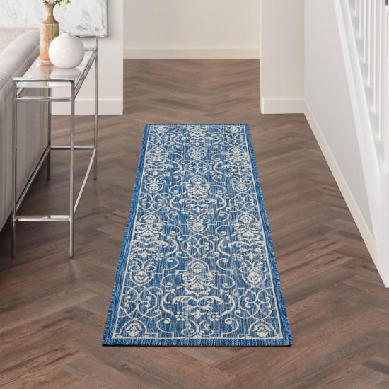 Nourison Country Side CTR04 Runner Rug, Denim, 2'2" x 7'6"