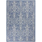Nourison Country Side CTR04 Area Rug, Denim, 6' x 9'