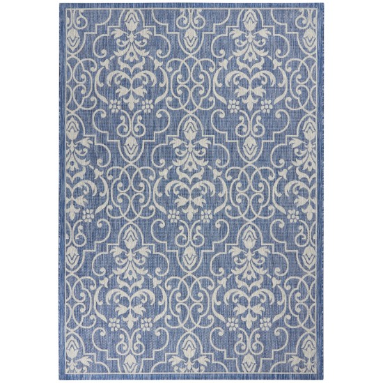 Nourison Country Side CTR04 Area Rug, Denim, 6' x 9'