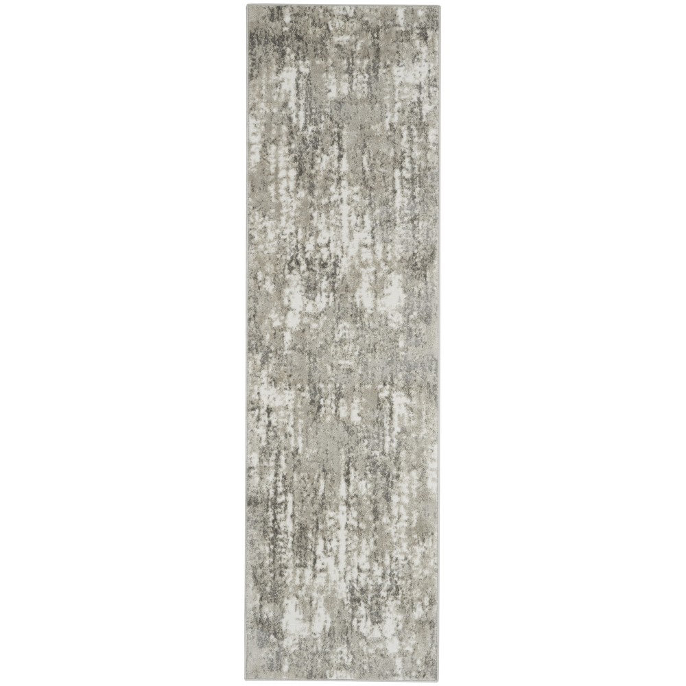 Nourison Cyrus CYR03 Runner Rug, Grey, 2'2" x 7'6" Nourison Cyrus CYR03 Runner Rug, Grey, 2'2" x 7'6"