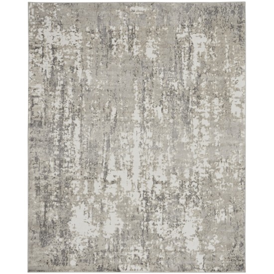 Nourison Cyrus CYR03 Area Rug, Grey, 7'10" x 9'10"