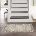 Nourison Cyrus CYR04 Area Rug, Ivory/Grey, 3' x 5'