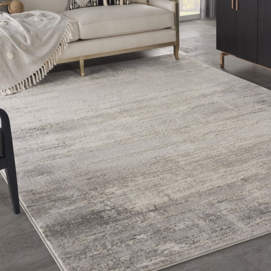 Nourison Cyrus CYR04 Area Rug, Ivory/Grey, 7' x 10'