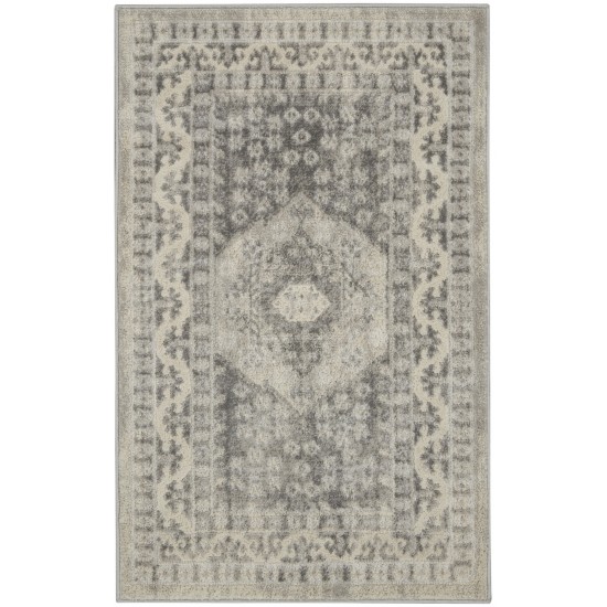 Nourison Cyrus CYR05 Area Rug, Ivory, 2'6" x 4'