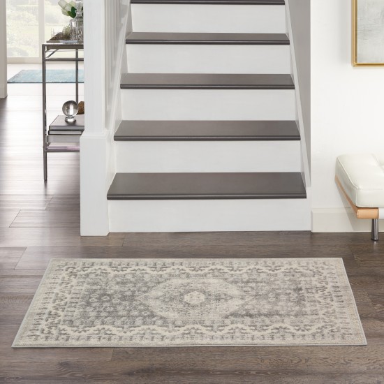 Nourison Cyrus CYR05 Area Rug, Ivory, 2'6" x 4'