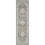 Nourison Cyrus CYR06 Runner Rug, Grey, 2'2" x 7'6"