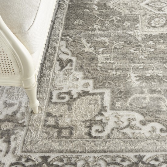 Nourison Cyrus CYR06 Area Rug, Grey, 7'10" x 9'10"