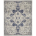 Nourison Cyrus CYR07 Area Rug, Ivory Blue, 7'10" x 9'10"