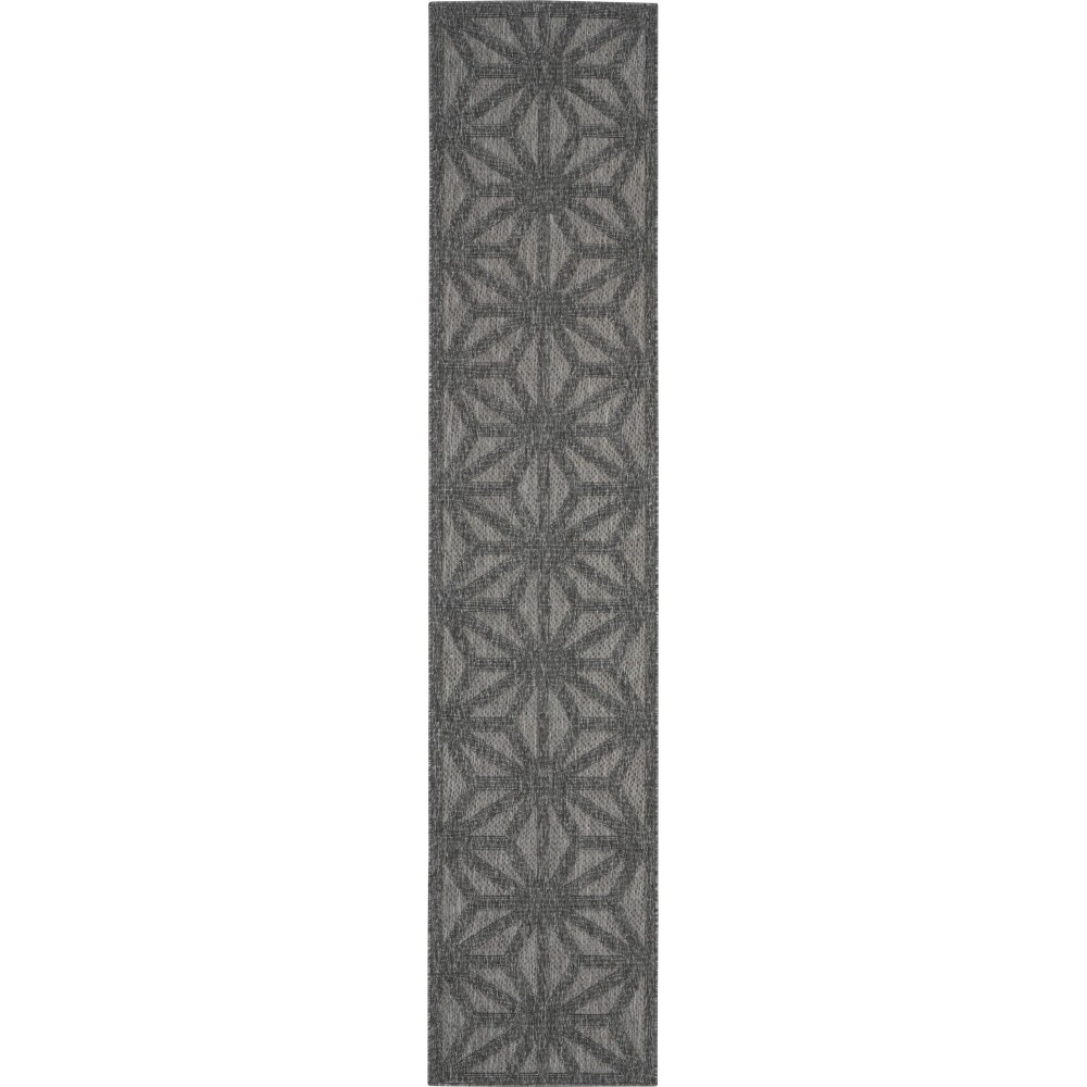 Nourison Cozumel CZM01 Runner Rug, Dark Grey, 2'2" x 10'