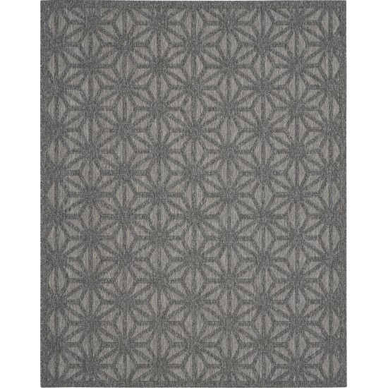 Nourison Cozumel CZM01 Area Rug, Dark Grey, 7'10" x 9'10"