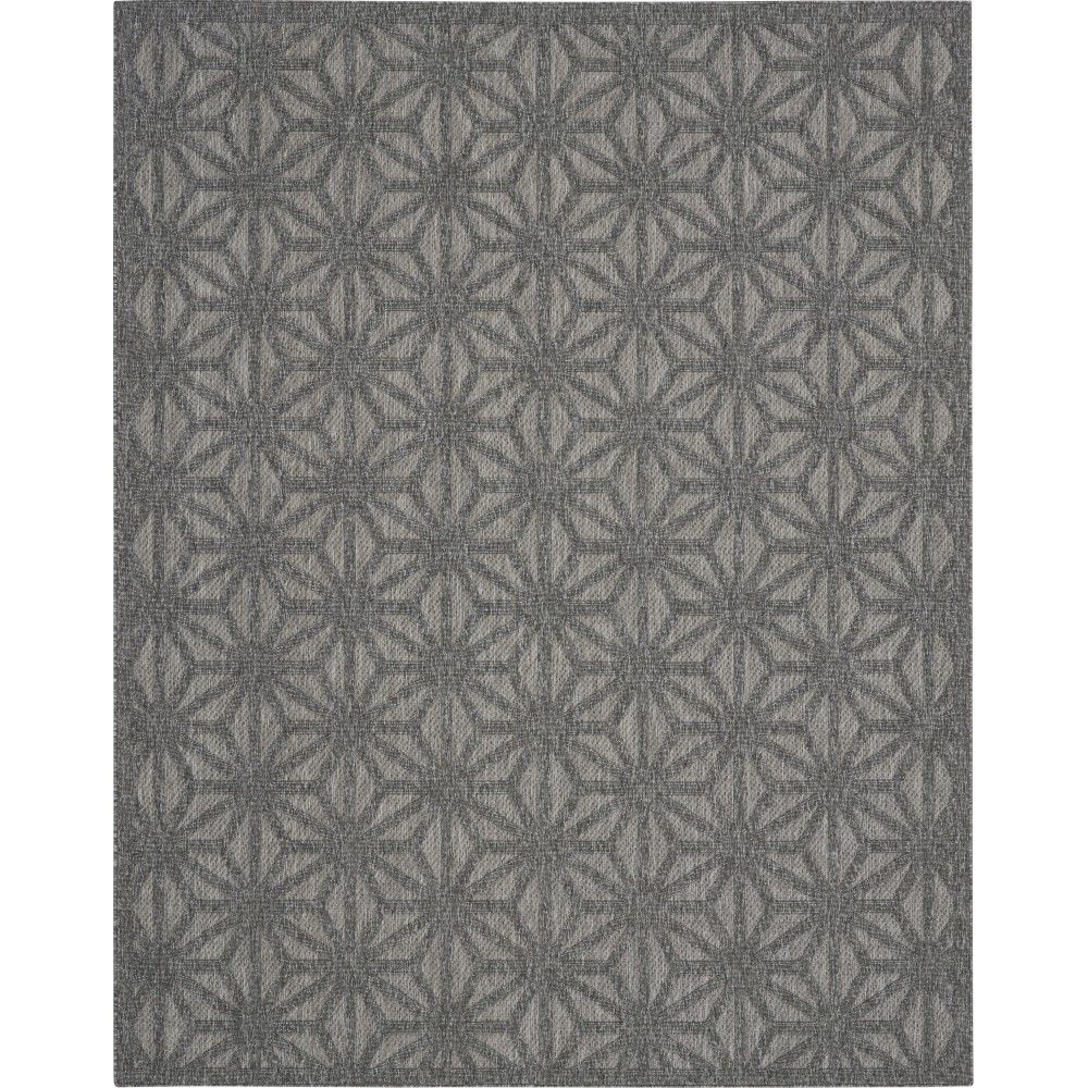 Nourison Cozumel CZM01 Area Rug, Dark Grey, 7'10" x 9'10"