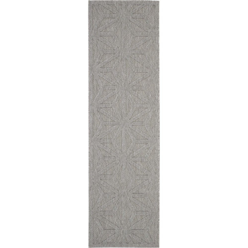 Nourison Cozumel CZM01 Runner Rug, Light Grey, 2'2" x 7'6"