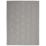 Nourison Cozumel CZM01 Area Rug, Light Grey, 4' x 6'