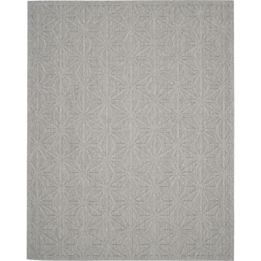 Nourison Cozumel CZM01 Area Rug, Light Grey, 7'10" x 9'10"